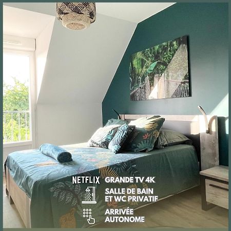Chambre Evasion - Sdb Wc Privatif - Entree Autonome - Grande Tv Netflix Compiegne Luaran gambar