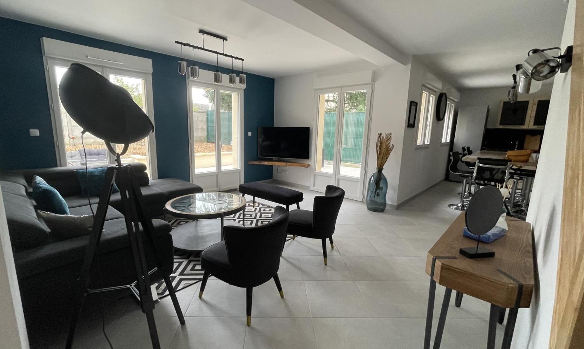 Chambre Evasion - Sdb Wc Privatif - Entree Autonome - Grande Tv Netflix Compiegne Luaran gambar